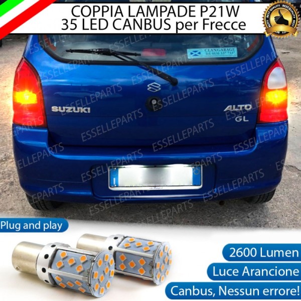 Coppia Frecce Posteriori P21W 35 LED Canbus Suzuki Alto VI