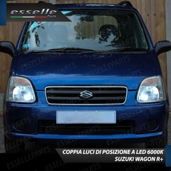 Lampade T10 W5W Canbus 6 LED no error luci posizione Suzuki Wagon R+