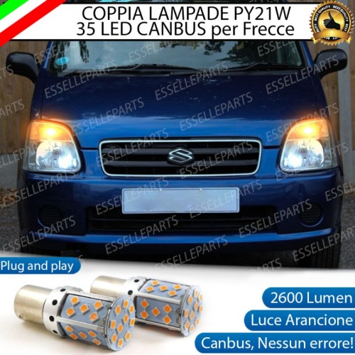 Coppia Frecce Anteriori PY21W 35 LED Canbus Suzuki Wagon R+