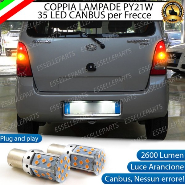 Coppia Frecce Posteriori PY21W 35 LED Canbus Suzuki Wagon R+