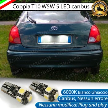 Luci targa 5 LED Canbus Toyota Corolla E110