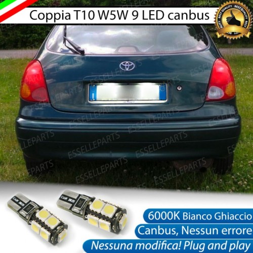 Luci targa 9 LED Canbus Toyota Corolla E110