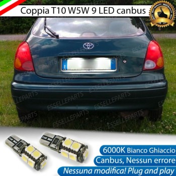 Luci targa 9 LED Canbus Toyota Corolla E110