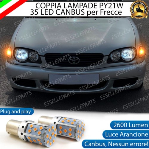 Coppia Frecce Anteriori PY21W 35 LED Canbus Toyota Corolla E110