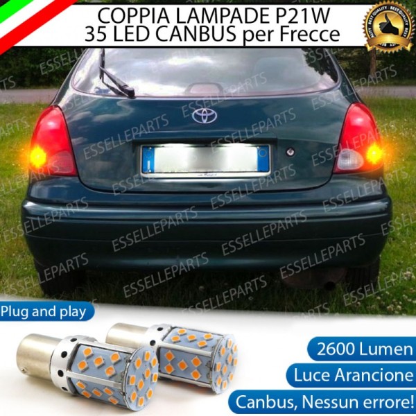 Coppia Frecce Posteriori P21W 35 LED Canbus Toyota Corolla E110