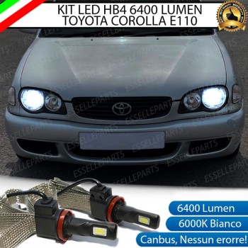 Kit Full LED HB4 6400 LUMEN Anabbaglianti Toyota Corolla E110