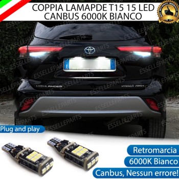 Luci Retromarcia 15 LED Toyota Highlander 1200 LUMEN