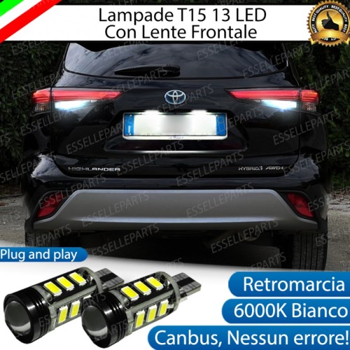 Luci Retromarcia T15 13 LED 6000K Toyota Highlander