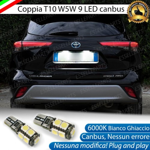 Luci targa 9 LED Canbus Toyota Highlander
