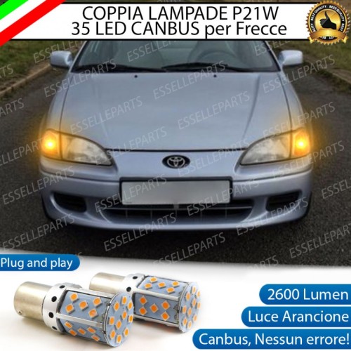 Coppia Frecce Anteriori P21W 35 LED Canbus Toyota Paseo