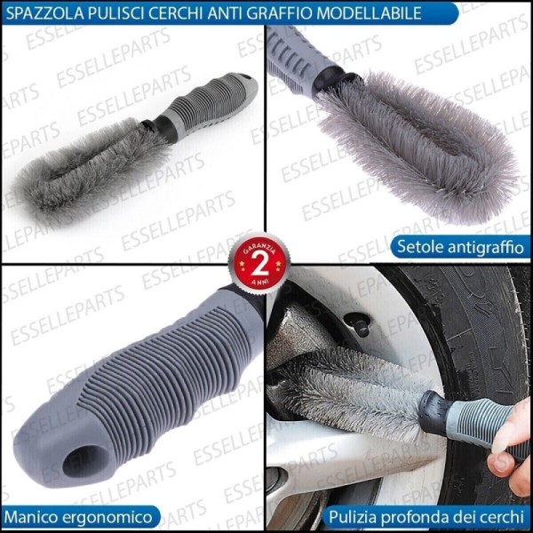 Kit Lavaggio Pulizia Brillantezza E Asciugatura Interni Ed Esterni Auto 11 Pezzi