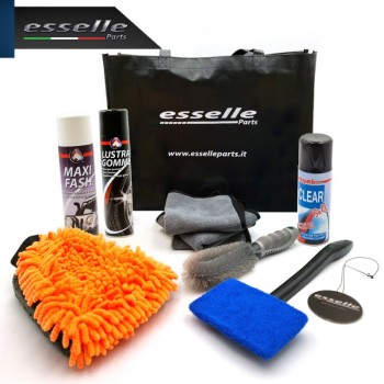 Kit Lavaggio Pulizia Brillantezza E Asciugatura Interni Ed Esterni Auto 11 Pezzi Kit Lavaggio Pulizia Brillantezza E Asciugatura Interni Ed Esterni Auto 11 Pezzi