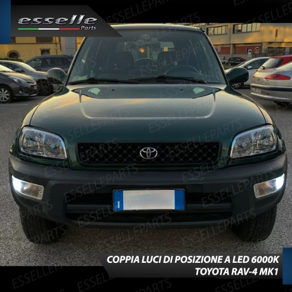 Luci Posizione 10 LED Per Toyota Rav4 MK1 6000k Canbus