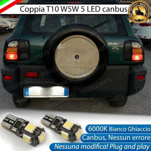Luci targa 5 LED Canbus Toyota Rav-4 MK1