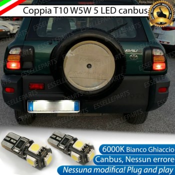 Luci targa 5 LED Canbus Toyota Rav-4 MK1