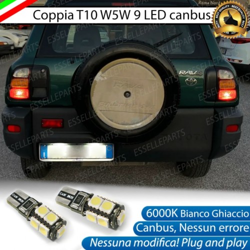 Luci targa 9 LED Canbus Toyota Rav-4 MK1