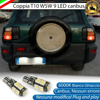 Luci targa 9 LED Canbus Toyota Rav-4 MK1