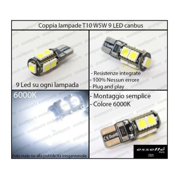 Luci targa 9 LED Canbus Toyota Rav-4 MK1