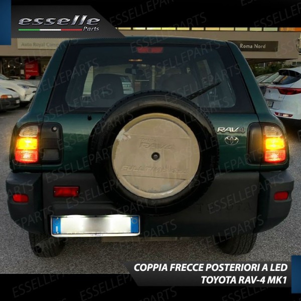 Coppia Frecce Posteriori P21W 35 LED Canbus Toyota Rav-4 MK1