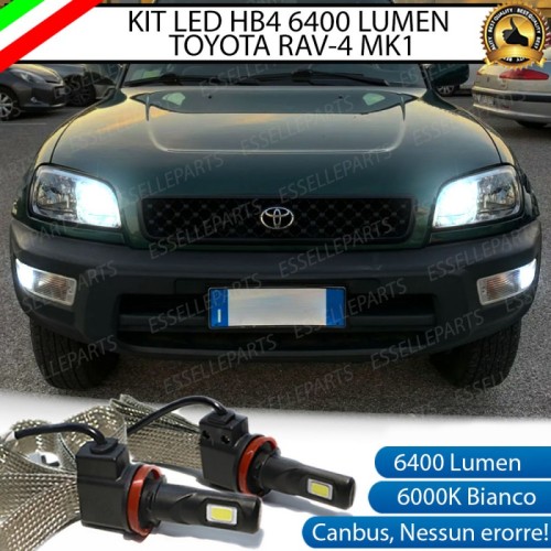 Kit Full LED HB4 6400 LUMEN Abbaglianti Toyota Rav-4 MK1