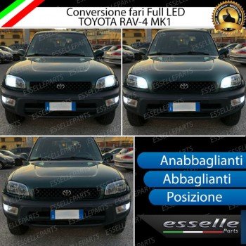 Kit Fari LED Completi Per Toyota Rav4 MK1 6000K Bianco