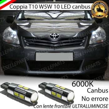 Luci Posizione 10 LED Per Toyota Verso R2 6000k Canbus