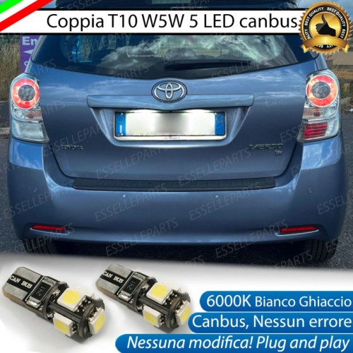 Luci targa 5 LED Canbus Toyota Verso R2