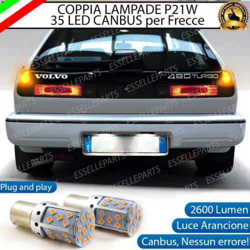 Coppia Frecce Posteriori P21W 35 LED Canbus Volvo 480