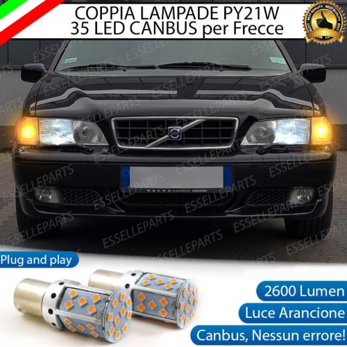 Coppia Frecce Anteriori PY21W 35 LED Canbus Volvo V70 I