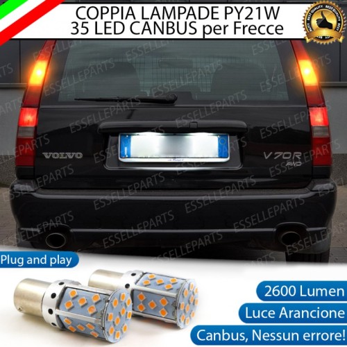 Coppia Frecce Posteriori PY21W 35 LED Canbus Volvo V70 I