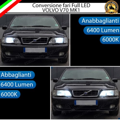 Conversione Fari Full LED 6000k canbus Volvo V70 I Luce Bianca