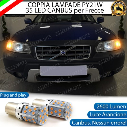 Coppia Frecce Anteriori PY21W 35 LED Canbus Volvo XC70 I