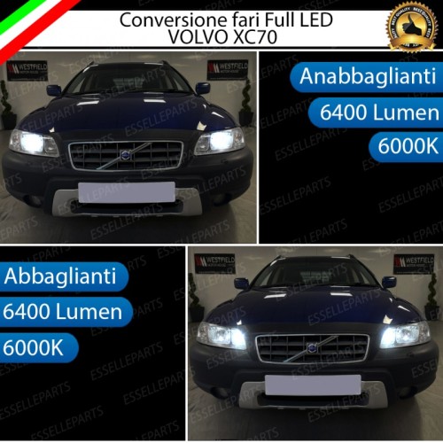 Conversione Fari Full LED Per Volvo XC70 MK1 6000K Bianco