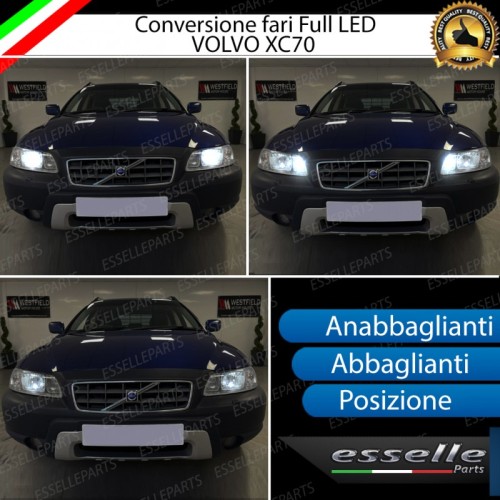 Kit Fari LED Completi Per Volvo XC70 MK1 6000K Bianco Canbus