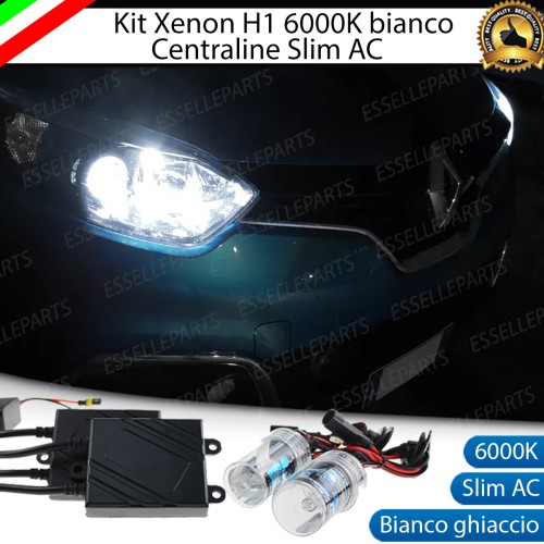 Kit Xenon H1 6000K Bianco Centraline Slim Anabbaglianti Renault Captur Restyling