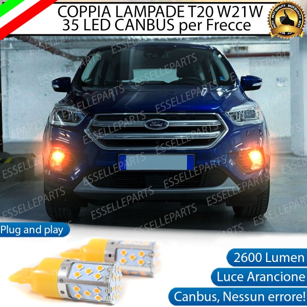 Coppia Frecce Anteriori T20 WY21W 35 LED Canbus FORD KUGA II RESTYLING
