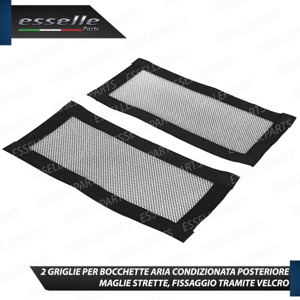 Coppia Griglie Protettive Aria Condizionata Bocchette Posteriori Velcro Moquette