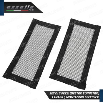 Coppia Griglie Protettive Aria Condizionata Bocchette Posteriori Velcro Moquette Coppia Griglie Protettive Aria Condizionata Bocchette Posteriori Velcro Moquette
