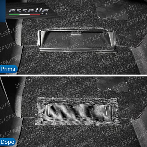Coppia Griglie Protettive Aria Condizionata Bocchette Posteriori Velcro Moquette