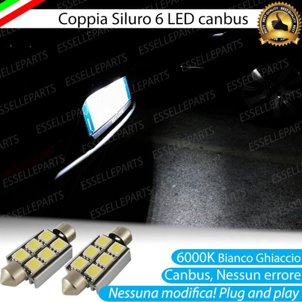 Coppia Luci targa 6 LED Canbus Opel Zafira A