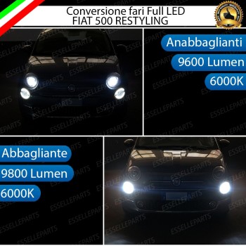 Conversione Fari Full LED Abarth 500 595 695 restyling