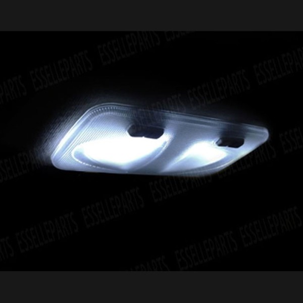 Kit LED interni + Luci targa LED 6000K Canbus ABARTH Punto EVO con plafoniera doppia