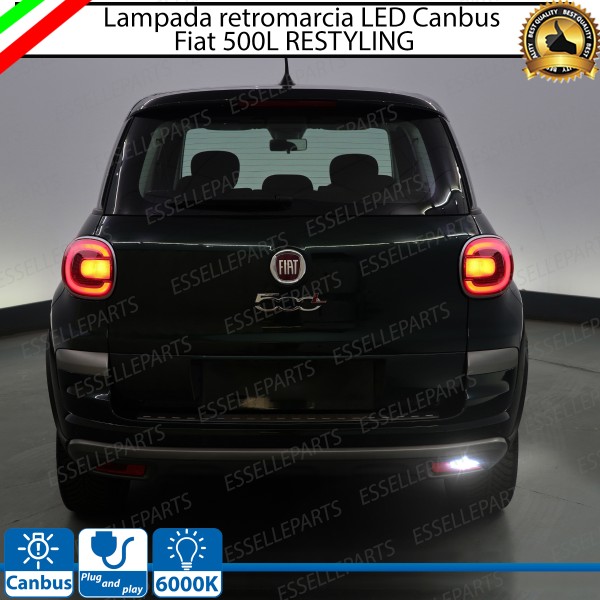 Lampada Retromarcia 24 Led T15 W16w Canbus Fiat 500L restyling 6000k Bianco No Errore