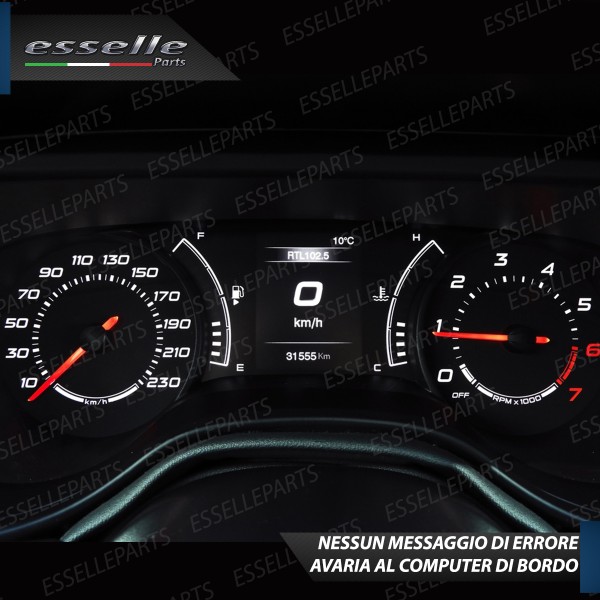 Coppia Lampade Retromarcia 24 Led T15 W16w Canbus Fiat Tipo 6000K