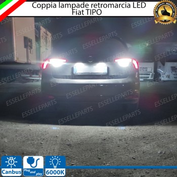 Coppia Lampade Retromarcia 24 Led T15 W16w Canbus Fiat Tipo 6000K