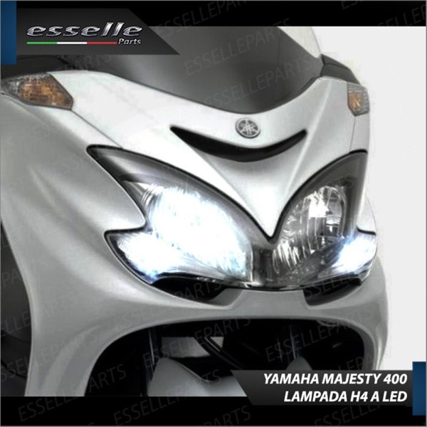 Conversione Fari Full LED per Yamaha Majesty 400 Lampade Compatte 6000K Bianco