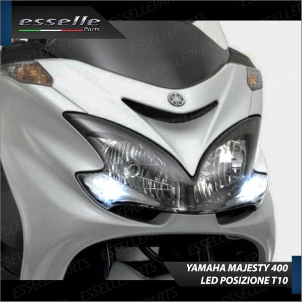 Conversione Fari Full LED per Yamaha Majesty 400 Lampade Compatte 6000K Bianco