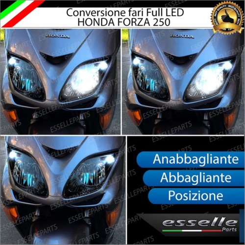 Conversione Fari Full LED per Honda Forza 250 EX Lampade Compatte Luce Bianca