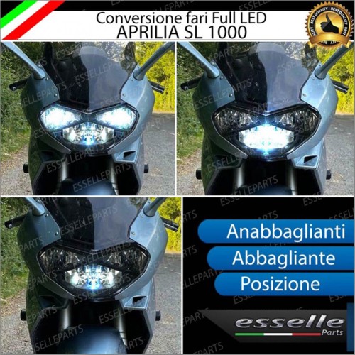 Conversione Fari Full LED - ULTRA COMPATTA - per APRILIA SL 1000 2000-2004 Falco