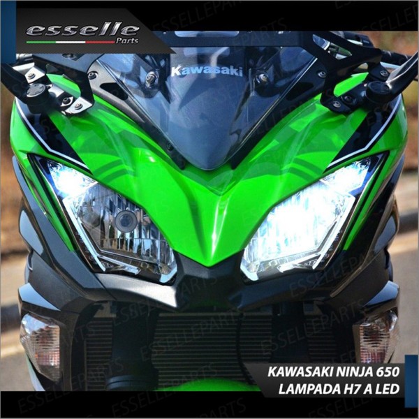 Conversione a Led per Kawasaki Ninja 650 Tourer H7 e T10